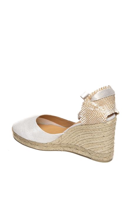 Espadrillas carina bianco/oro CASTANER | CARINA 021767METALIZADO-4078